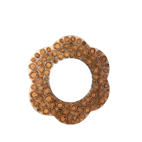 Resin mirror with cork oak slices | Compositio