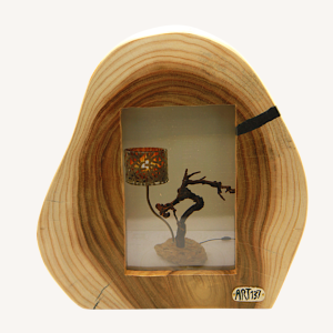 Moldura Artesanal de Madeira de Acácia frente 1