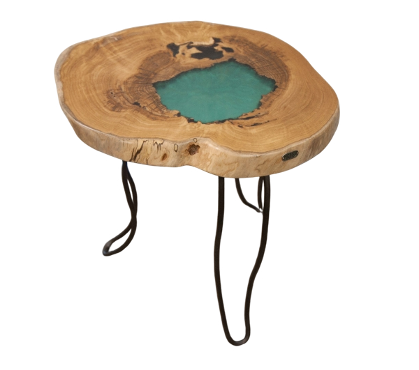 IMG_4319_bg Mesa de Centro Artesanal em Madeira de Castanho com Resina Verde completa